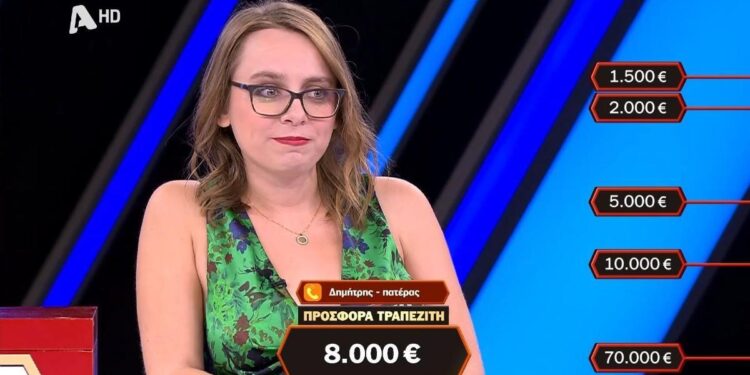 Alldaynews.gr Δυνατό παιχνίδι από την Ελένη στο Deal: Νίκησε τον τραπεζίτη αλλά… (video)