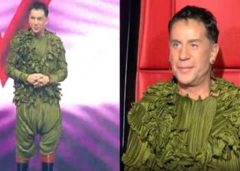 «Ντολμαδάκι ντύθηκε;»: Η εκκεντρική εμφάνιση του Γιώργου Μαζωνάκη στο Voice προκάλεσε το… Twitter!