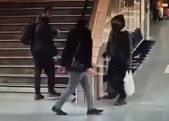 Η τρομακτική στιγμή που νεαρός μαχαιρώνει στον λαιμό επιβάτη επειδή τον σκούντηξε κατά λάθος στο μετρό (video)