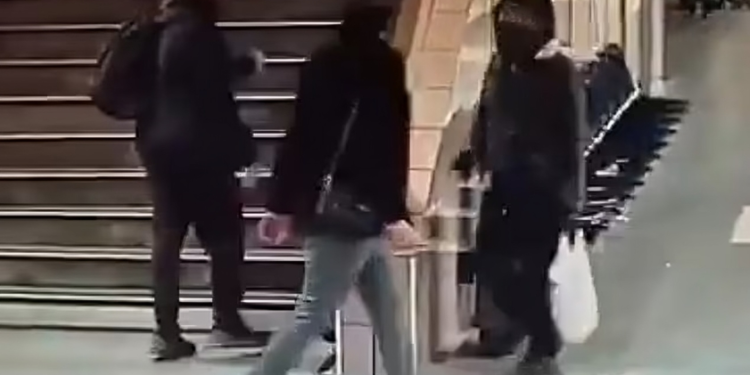 Alldaynews.gr Η τρομακτική στιγμή που νεαρός μαχαιρώνει στον λαιμό επιβάτη επειδή τον σκούντηξε κατά λάθος στο μετρό (video)