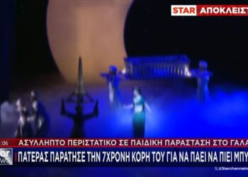 Πατέρας παράτησε την κόρη του σε παιδικό θέατρο στο Γαλάτσι για να πιει μπύρες – Γύρισε μεθυσμένος και συνελήφθη