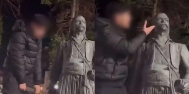 Alldaynews.gr Θεσσαλονίκη: Συνελήφθη ο δράστης που έφτυσε και έβρισε άγαλμα του Κατσαντώνη – Δείτε το βίντεο