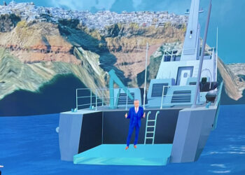 «Πήγε»… Σαντορίνη ο Ευαγγελάτος – Στο καράβι πάνω στους σεισμούς, δίπλα από το ηφαίστειο – «Μπήκε» μέσα στον βυθό