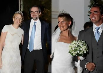 Χρυσή Βαρδινογιάννη: Με ιστορική τιάρα στο γάμο της με τον Νικόλαο Ντε Γκρες – Την ίδια είχε φορέσει και η Τατιάνα Μπλάτνικ