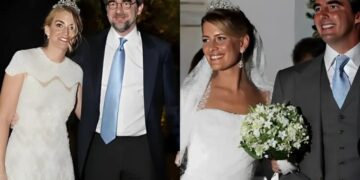 Χρυσή Βαρδινογιάννη: Με ιστορική τιάρα στο γάμο της με τον Νικόλαο Ντε Γκρες – Την ίδια είχε φορέσει και η Τατιάνα Μπλάτνικ