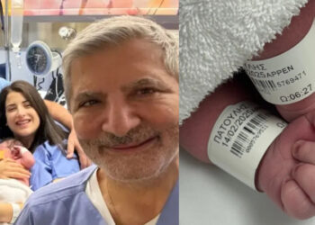 Γιώργος Πατούλης: Η φωτογραφία με τον γιο του μέσα από το μαιευτήριο και το θερμό ευχαριστώ
