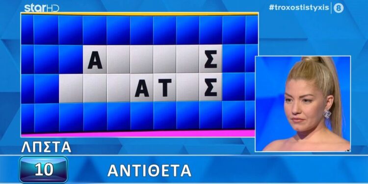 Alldaynews.gr Τροχός της Τύχης: Έλυσε τον γρίφο πριν ανοιγοκλείσει τα μάτια της!