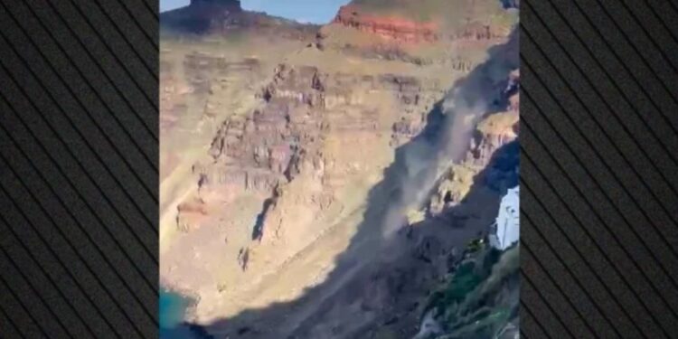 Σεισμός 4,8 Ρίχτερ στη Σαντορίνη προκάλεσε κατολίσθηση στο Φηροστεφάνι