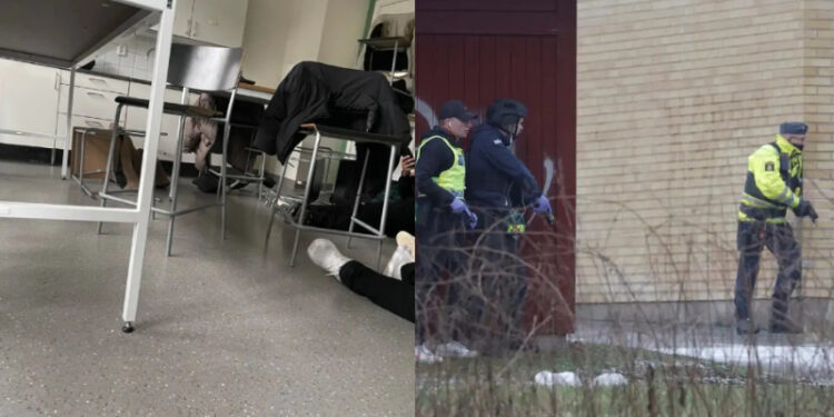 Alldaynews.gr Η στιγμή του μακελειού με τους πυροβολισμούς σε σχολείο: «Θεέ μου, άνθρωποι κλαίνε» – Τουλάχιστον 10 νεκροί