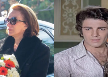 Πάνος Τουλιάτος: Στιγμές συγκίνησης στην κηδεία του ηθοποιού – Συντετριμμένη η Μαίρη Βιδάλη