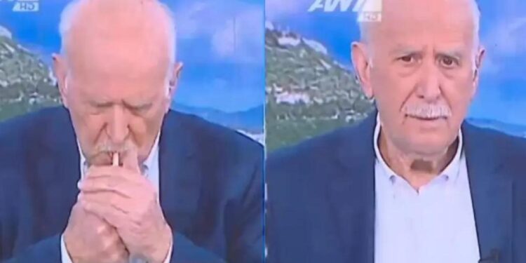 Alldaynews.gr Γιώργος Παπαδάκης: Απίθανη γκάφα στον ΑΝΤ1 – Τον έδειξαν να καπνίζει στον αέρα