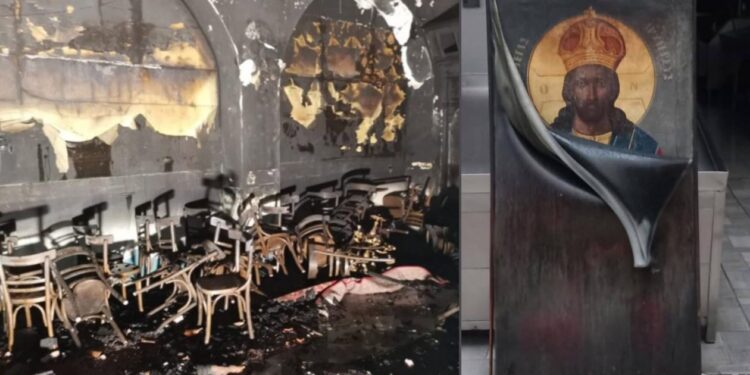 Alldaynews.gr Κάηκε ολοσχερώς το ιστορικό εκκλησάκι της Υπαπαντής – Θαύμα με την εικόνα του Μέγα Αρχιερέα που παρέμεινε ανέγγιχτη
