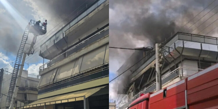 Alldaynews.gr Μεγάλη φωτιά τώρα στην Αθήνα – Καίγονται σπίτια