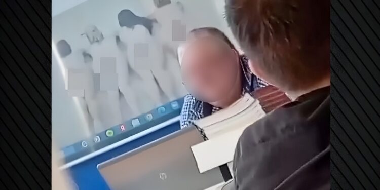 Καθηγητής παρακολουθούσε ποpvό στο μάθημα – Είχε συνδεθεί κατά λάθος με την οθόνη της τάξης (video)