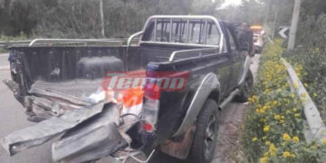 Alldaynews.gr Έκλεψαν ΑΤΜ από χωριό αλλά.. έπεσε από την καρότσα του αγροτικού στον δρόμο