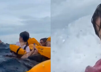 Σοκαριστικά video: Ταξίδι του μέλιτος κατέληξε σε ναυάγιο – Βυθίστηκε το σκάφος