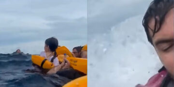 Σοκαριστικά video: Ταξίδι του μέλιτος κατέληξε σε ναυάγιο – Βυθίστηκε το σκάφος