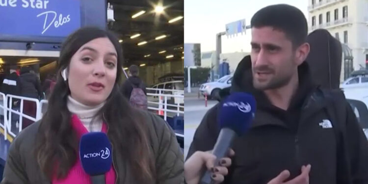 Alldaynews.gr Επικός διάλογος επιβάτη με δημοσιογράφο: «Θες να έρθεις στην Πάρο; Θα πάμε σε ένα ωραίο…»