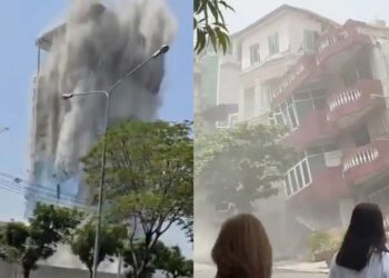 Συγκλονιστικά βίντεο από τα 7,7 Ρίχτερ – Τουλάχιστον 43 εργάτες παγιδευμένοι μετά την κατάρρευση ουρανοξύστη