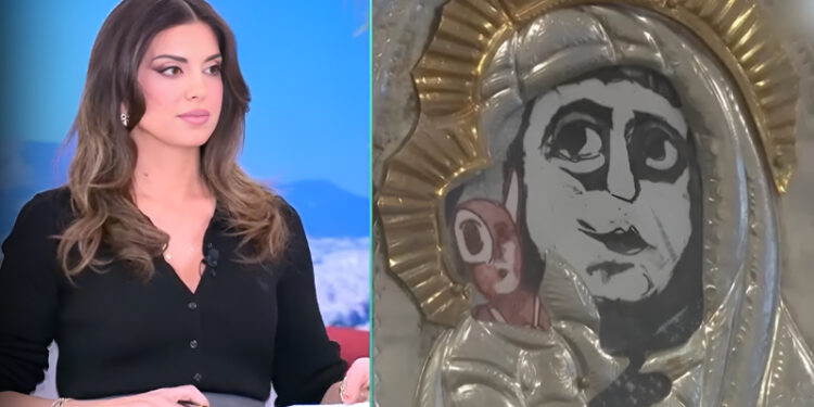 Alldaynews.gr Σταματίνα Τσιμτσιλή: «Αφήστε τα Θεία έξω από την Τέχνη – Όταν μου προσβάλλεις τη σημαία μου, την πίστη μου, το σπίτι μου, δεν το θεωρώ Τέχνη»