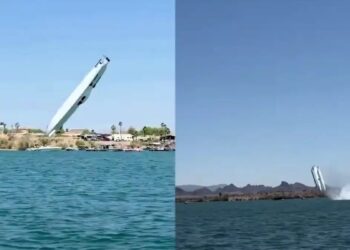 Σοκαριστικό ατύχημα σε αγώνες με ταχύπλοα στη Νεβάδα – Σκάφος εκτοξεύτηκε στον αέρα με ταχύτητα 320χλμ