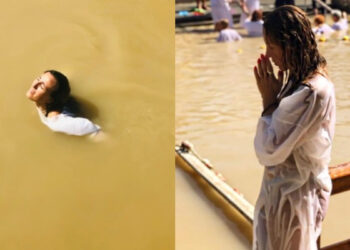 Συγκινεί η Πηγή Δεβετζή: Η ανάρτηση από τη βάφτισή της στον Ιορδάνη ποταμό