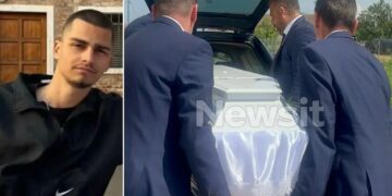 Ράγισαν καρδιές στην κηδεία του 19χρονου που καταπλακώθηκε από τοίχο