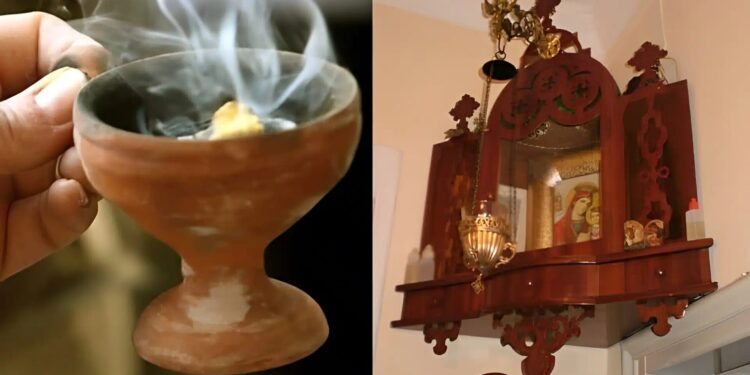 Alldaynews.gr Λιβανίζουμε το σπίτι για να μας προστατεύει ο Θεός, η Παναγιά μας και οι Άγιοι μας