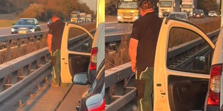 Alldaynews.gr Τύπος «έσκασε» μέσα στη κίνηση και έκανε την… ανάγκη του μπροστά σ’ όλους! (video)