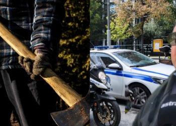 Βγήκε από το αυτοκίνητο και επιτέθηκε σε τρία παιδιά με τσεκούρι – Κατάφερε χτύπημα σε 16χρονο (video)