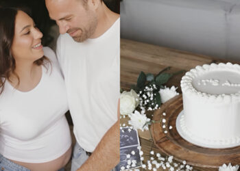 Ευρυδίκη Βαλαβάνη – Γρηγόρης Μόργκαν: Αποκάλυπτουν το φύλο του μωρού που περιμένουν μέσα από μια ιδιαίτερη τούρτα