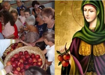 Το μήλο της Αγίας Ειρήνης Χρυσοβαλάντου που φέρνει παιδιά