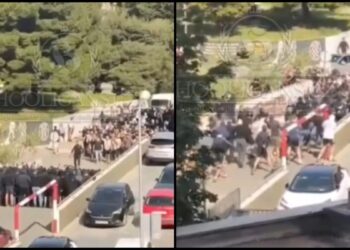 Alldaynews.gr Αδιανόητο ξύλο στο Σπλιτ: 200 οπαδοί της Χάιντουκ εναντίον 80 της Ντιναμό Ζάγκρεμπ (video)