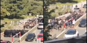 Αδιανόητο ξύλο στο Σπλιτ: 200 οπαδοί της Χάιντουκ εναντίον 80 της Ντιναμό Ζάγκρεμπ (video)