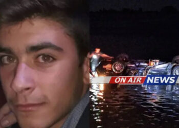 Σκοτώθηκε ο 23χρονος Χάρης από το Μεσολόγγι – Το αυτοκίνητό του έπεσε στη θάλασσα