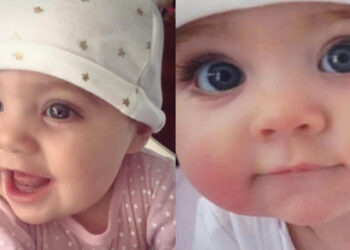 Κοριτσάκι 3 ετών με μεγάλα μπλε μάτια έχει γίνει διάσημο στο διαδίκτυο λόγω της ομορφιάς του