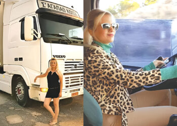 Σοφία Κουτσούκου: Η πτυχιούχος μητέρα 2 παιδιών που είναι οδηγός νταλίκας