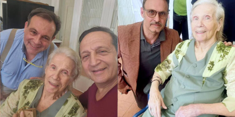 Γενέθλια για τη Μέλπω Ζαρόκωστα: Έκλεισε τα 92 – Οι επισκέψεις στο γηροκομείο