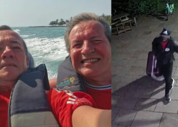 Ζευγάρι ομοφυλόφιλων αποκεφαλίστηκε από άνδρα που πλήρωσε ο σύζυγος για συνεύρεση – Η στιγμή που κουβαλάει σε βαλίτσα τα μέλη τους