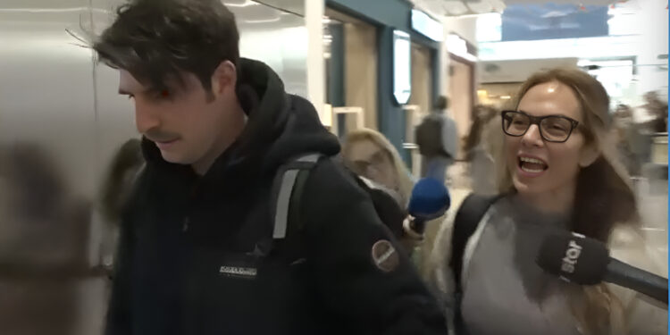 Γιώργος Γεροντιδάκης – Ντορέττα Παπαδημητρίου: Τους «τσάκωσαν» στο αεροδρόμιο λίγο πριν το ταξίδι τους