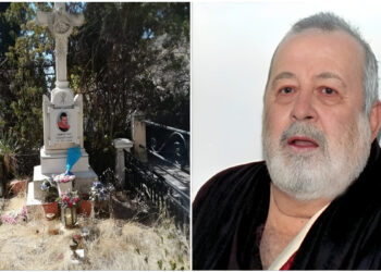 «Ντροπή.. τον παράτησαν»: Στη φόρα φωτογραφίες από τον τάφο του Δημήτρη Παπαμιχαήλ, εικόνες εγκατάλειψης