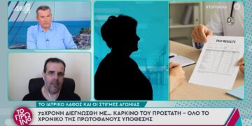 Alldaynews.gr Γυναίκα διεγνώσθη με καρκίνο του προστάτη – «Είδα το αποτέλεσμα και έπαθα σοκ» λέει για το λάθος σε διαγνωστικό κέντρο
