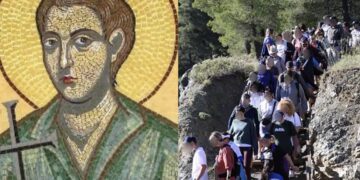 Alldaynews.gr Εύβοια: Χιλιάδες κόσμου περπατούν 20 χιλιόμετρα για τάμα στον Άγιο Ιωάννη Ρώσο