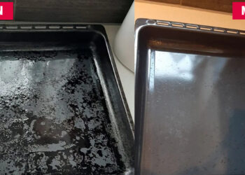 Ταψιά φούρνου: Το απλό κόλπο καθαρισμού με 1 απρόσμενο αντικείμενο για να φαίνονται ξανά «σαν καινούργια»