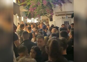 ΑΥΤΟΣ ΕΙΝΑΙ ο ποδοσφαιριστής: Άγριο ξύλο στη Μύκονο με πρωταγωνιστή παίκτη μεγάλης ομάδας! (video)