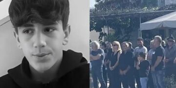 Alldaynews.gr Θρήνος στην κηδεία του 14χρονου ήρωα του Αράχθου – Το συγκινητικό αντίο των φίλων του