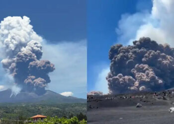Εξερράγη η Αίτνα: Τουρίστες τρέχουν να σωθούν από το σύννεφο τέφρας και αερίων – Συγκλονιστικά πλάνα