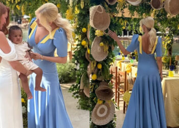 Κατερίνα Καινούργιου: Έγινε νονά – Οι φωτογραφίες με τον βαφτισιμιό της