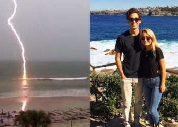 Τραγωδία: Γαμπρός πέθανε από κεραυνό σε παραλία στο μήνα του μέλιτος