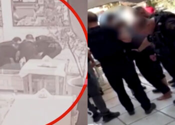 Το βίντεο από την επίθεση του Ισπανού «νίντζα» με σπαθί σε θαμώνα ταβέρνας στη Θεσσαλονίκη